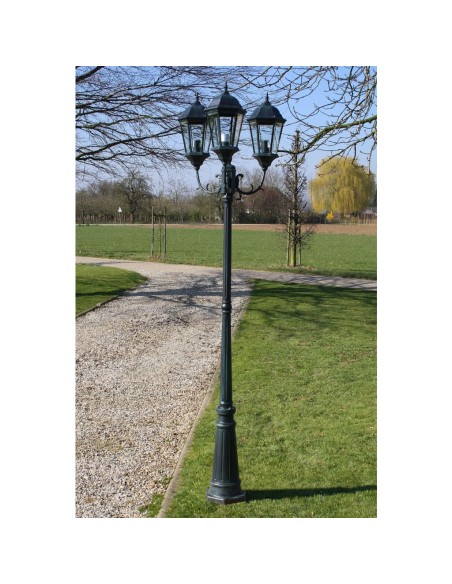 Lampadaire de jardin 3 bras