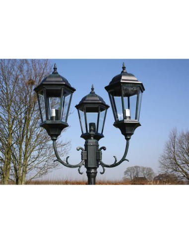 Lampadaire de jardin 3 bras