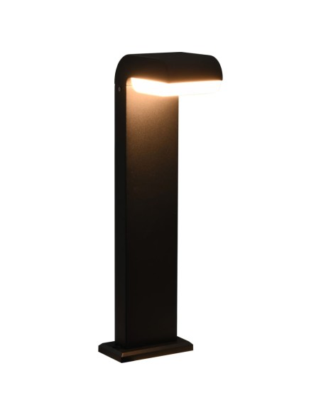 Lampe LED d'extérieur 9 W Noir Ovale