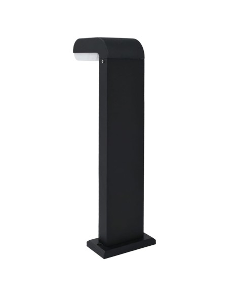 Lampe LED d'extérieur 9 W Noir Ovale