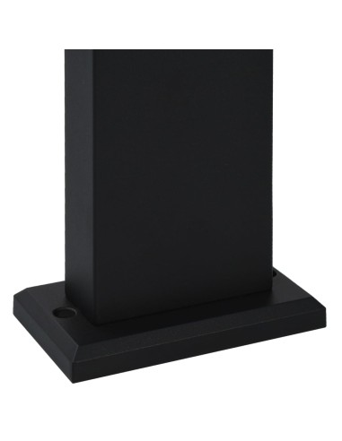 Lampe LED d'extérieur 9 W Noir Ovale