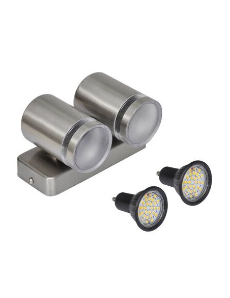 LED acier inoxydable avec tête conique