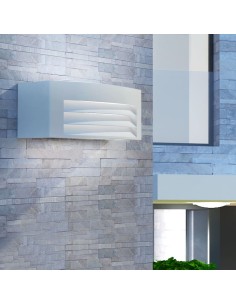 Applique murale extérieure Aluminium Gris 2
