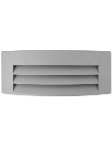 Applique murale extérieure Aluminium Gris