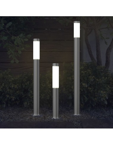 Ensemble de 3 lampes de jardin étanches