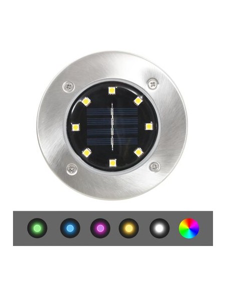 Lampes solaires de sol 8 pcs