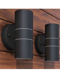 Applique murale LED d'extérieur 2 pcs 2