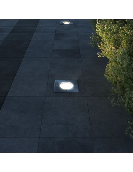 Lampes encastrées d'extérieur 3 pcs