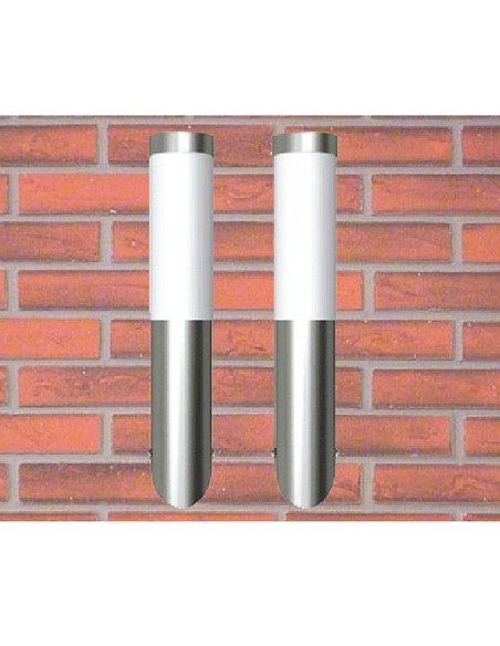 Applique murale d'extérieur 2 pcs Acier inoxydable