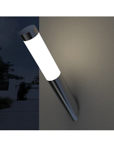 Applique murale d'extérieur 2 pcs Acier inoxydable