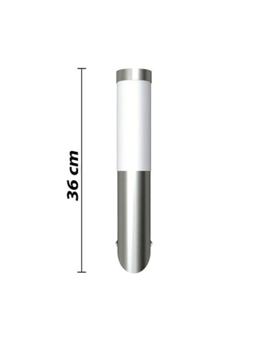 Applique murale d'extérieur 2 pcs Acier inoxydable