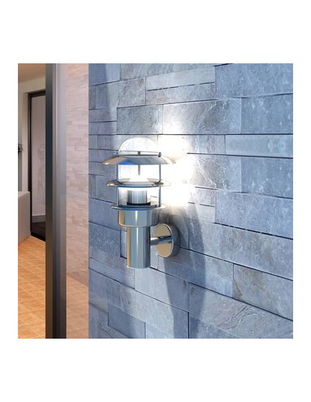 Lampe murale LED Acier inoxydable