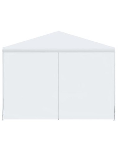 Tonnelle de jardin blanche avec parois 3x12m