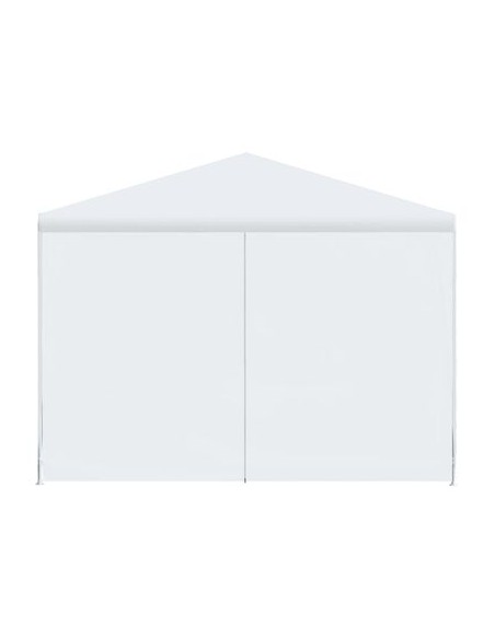 Tonnelle de jardin blanche avec parois 3x12m