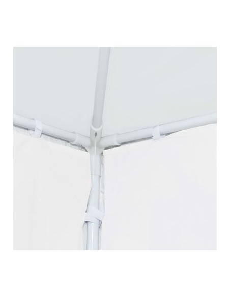 Tonnelle de jardin blanche avec parois 3x12m