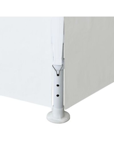 Tonnelle de jardin blanche avec parois 3x12m