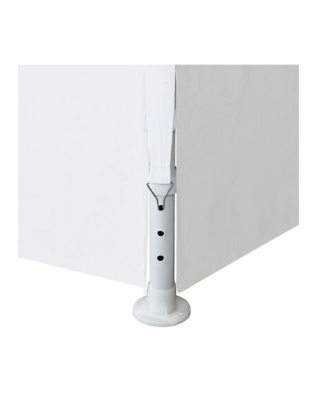 Tonnelle de jardin blanche avec parois 3x12m