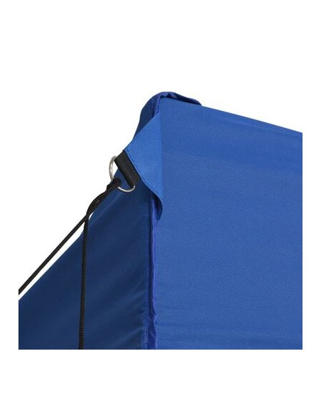 Tente pliable bleu avec 4 parois latérales 3x4,5m
