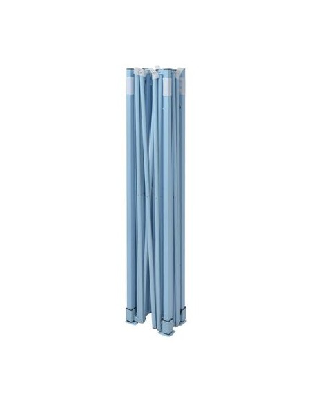 Tente pliable bleu avec 4 parois latérales 3x4,5m