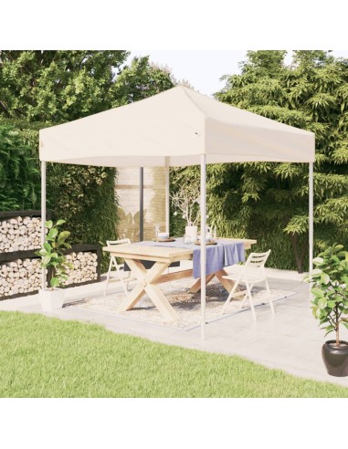 Tente de réception pliable Crème 3x3m