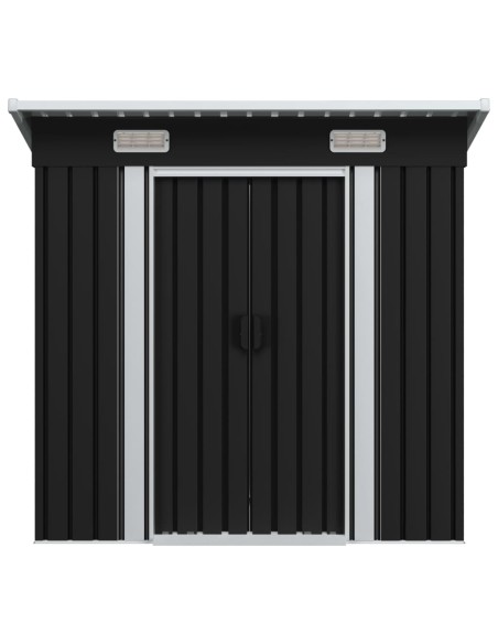Abri de jardin Acier Anthracite