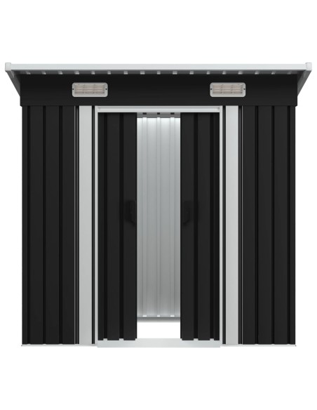 Abri de jardin Acier Anthracite