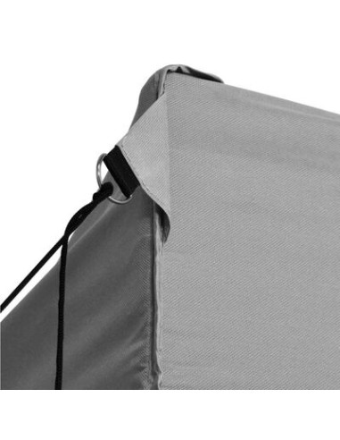 Tente de réception pliable Anthracite avec 4...