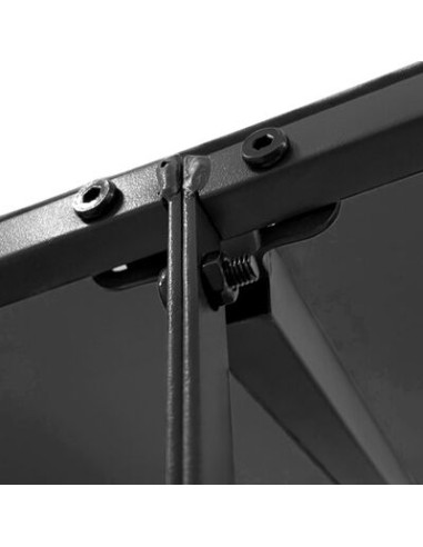 Tonnelle en acier anthracite 4x3m