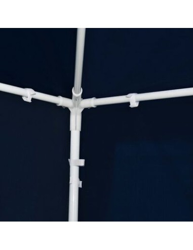 Tonnelle de jardin bleu foncé 3x12m