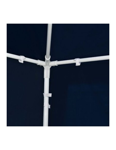 Tonnelle de jardin bleu foncé 3x12m