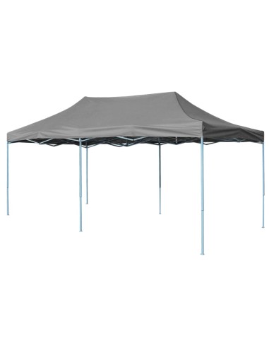 Tente de réception pliable Anthracite 3x6m