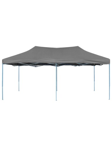 Tente de réception pliable Anthracite 3x6m