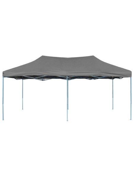 Tente de réception pliable Anthracite 3x6m