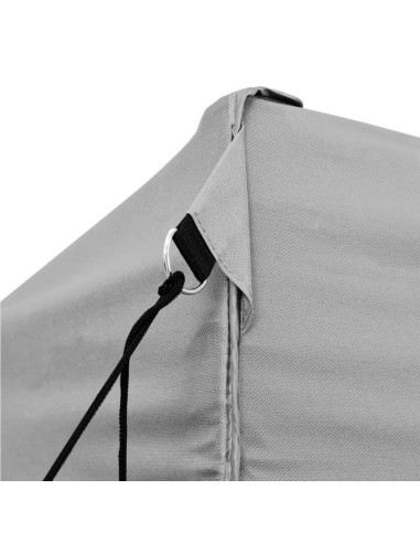 Tente de réception pliable Anthracite 3x6m