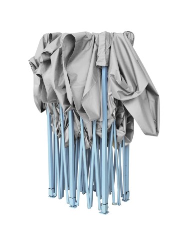 Tente de réception pliable Anthracite 3x6m