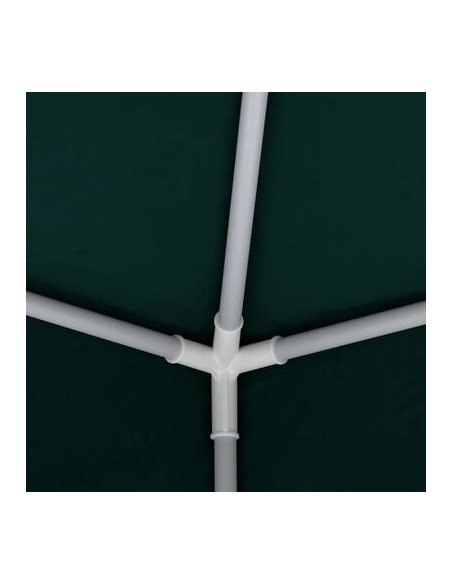 Tente de réception et parois latérales verte 4x4m