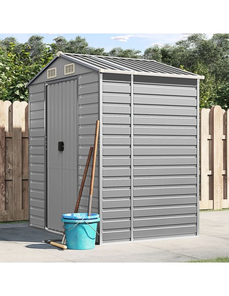 Abri de jardin gris - 191x130x198 cm
