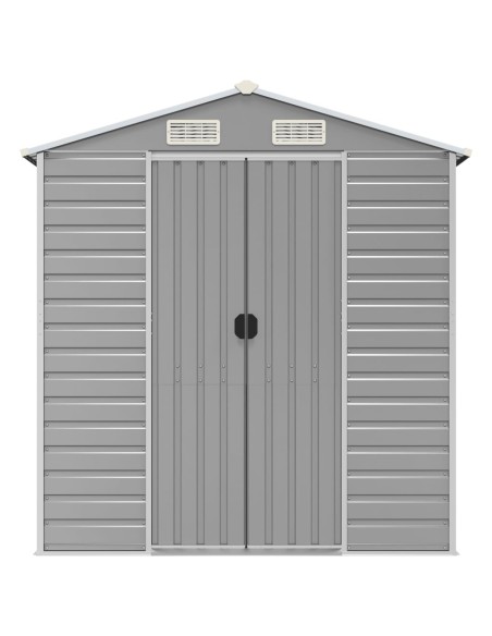 Abri de jardin gris - 191x130x198 cm