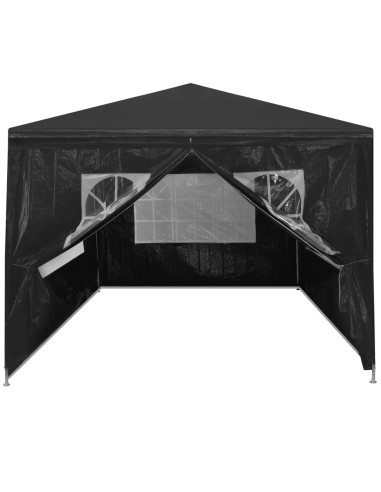 Tente de réception anthracite avec parois...