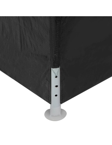 Tente de réception anthracite avec parois...