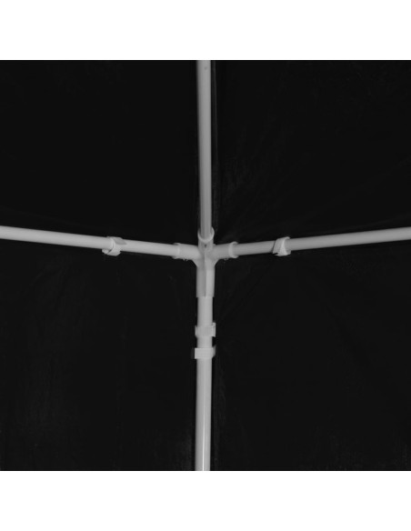 Tente de réception anthracite avec parois fenêtre 3x4m