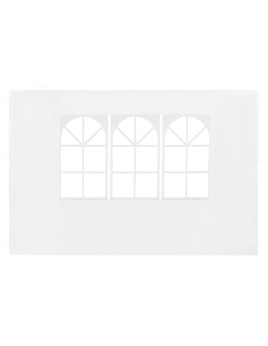 Paroi blanche avec fenêtre - 2 pcs