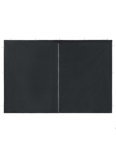 Paroi anthracite fermeture éclair - 2pcs