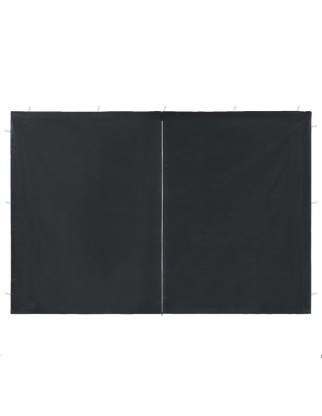 Paroi anthracite fermeture éclair - 2pcs