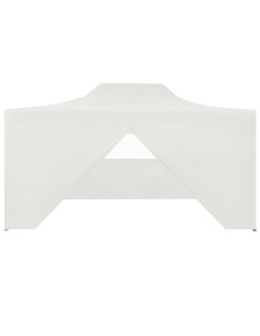 Tente de réception pliable avec 4 parois blanche 3x4m 2