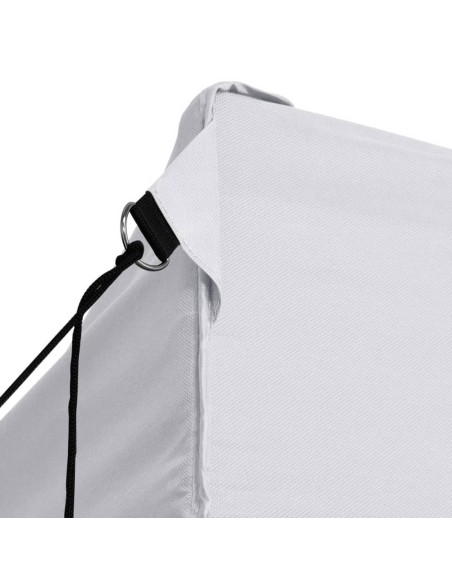 Tente de réception pliable avec 4 parois blanche 3x4m