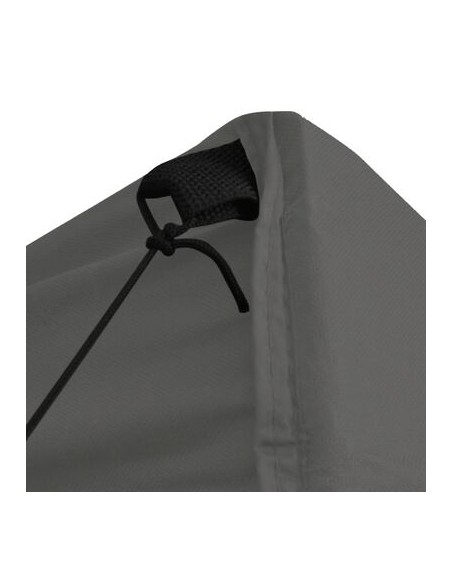 Tente de réception anthracite avec 4 parois 3x3m