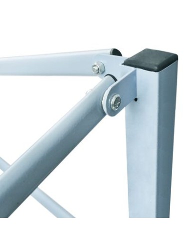 Tente de réception anthracite avec 4 parois 3x3m