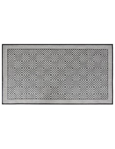 Tapis d'extérieur illusion gris et blanc 80x150cm 2