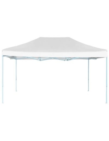 Tente de réception pliable blanche en acier 3x4m